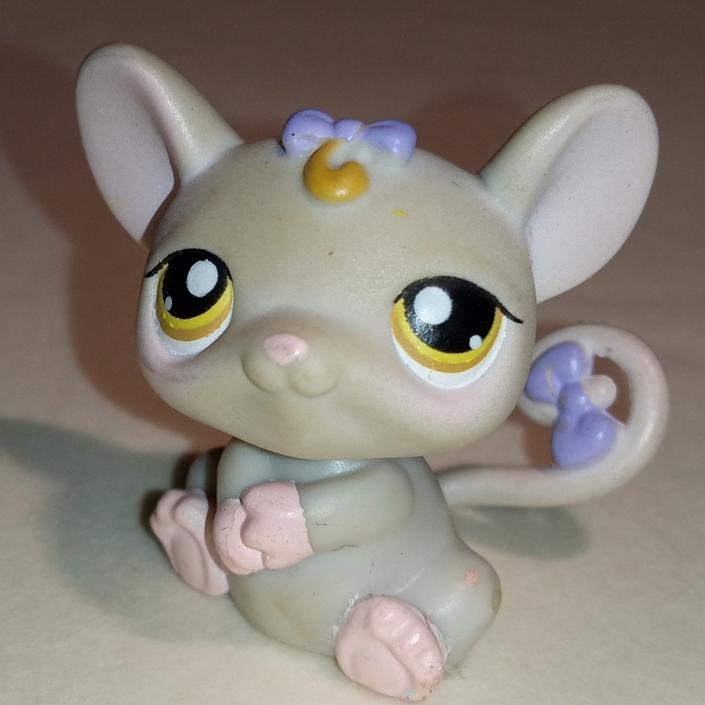 Lps Littlest Pet Shop toy Baby Mouse Gray